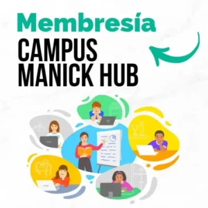 Nuestra membrecía para los cursos de manick hub.