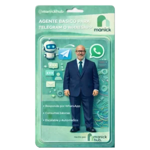 Agente básico para Telegram o WhatsApp