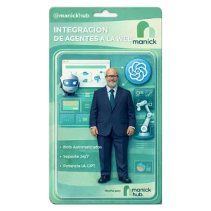 Integración de agentes a la web