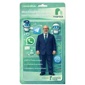 Multiagente de IA para telegram o WhatsApp